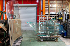 Моллированные (гнутые) электрообогреваемые пакеты для светопрозрачной кровли размерами 2х1 метр каждый